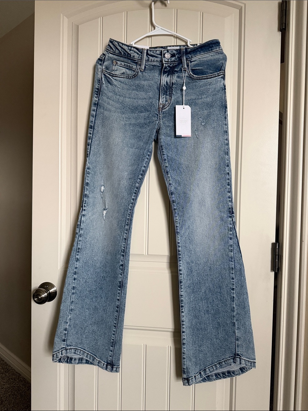 NOEND Light Blue Women’s Flared Jeans NEW w tags
